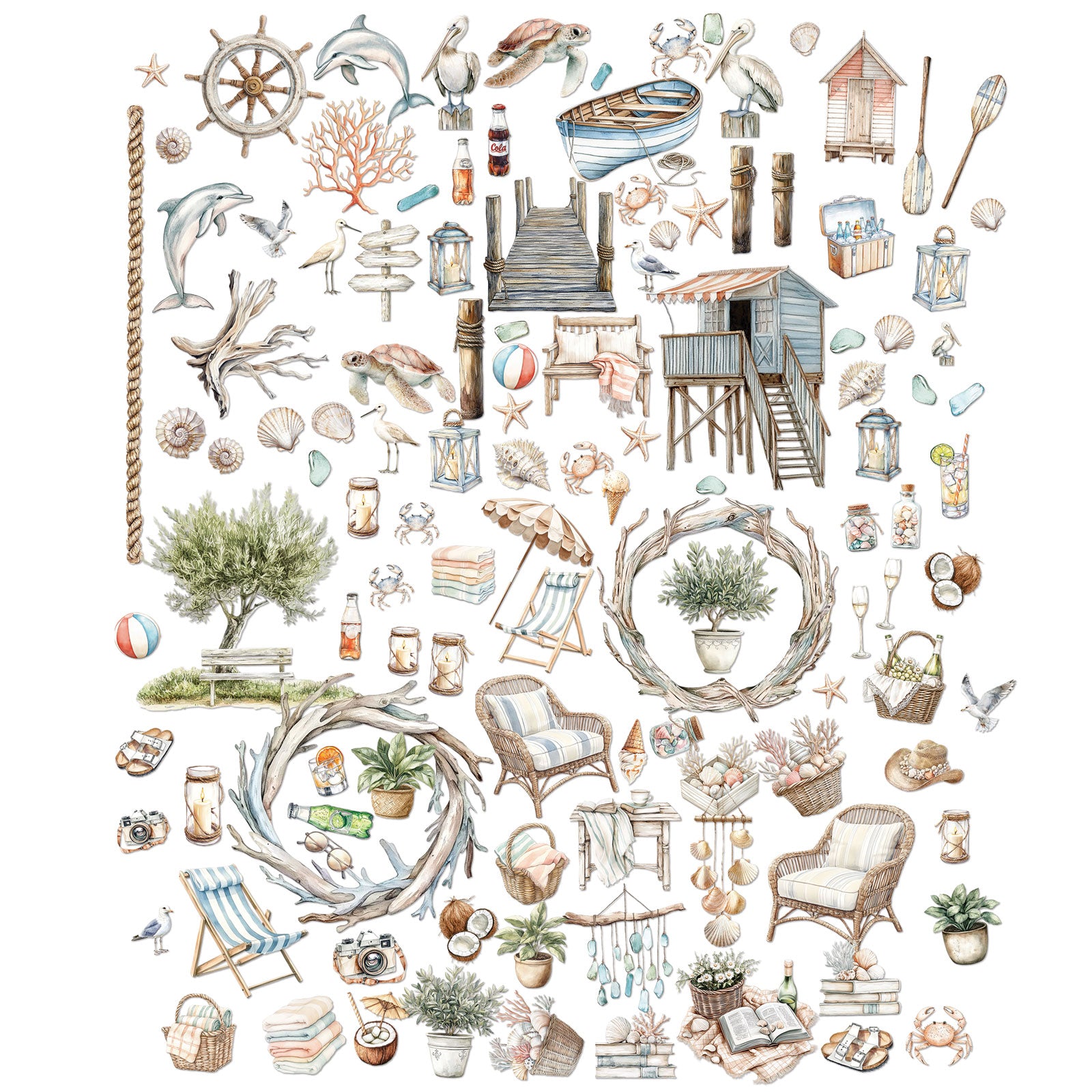 49 & Market Coastal Soul Laser Cut Elements